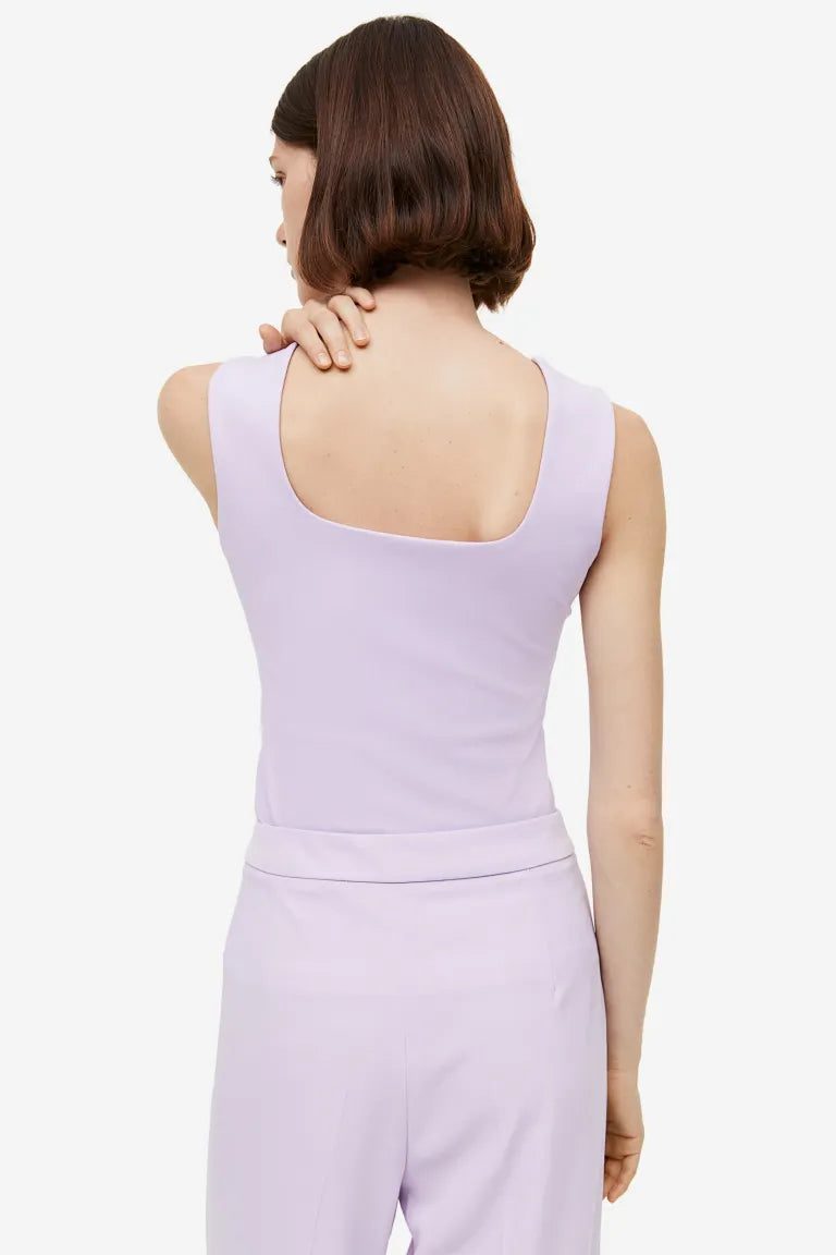 Sweetheart-neckline Top - Slika 2